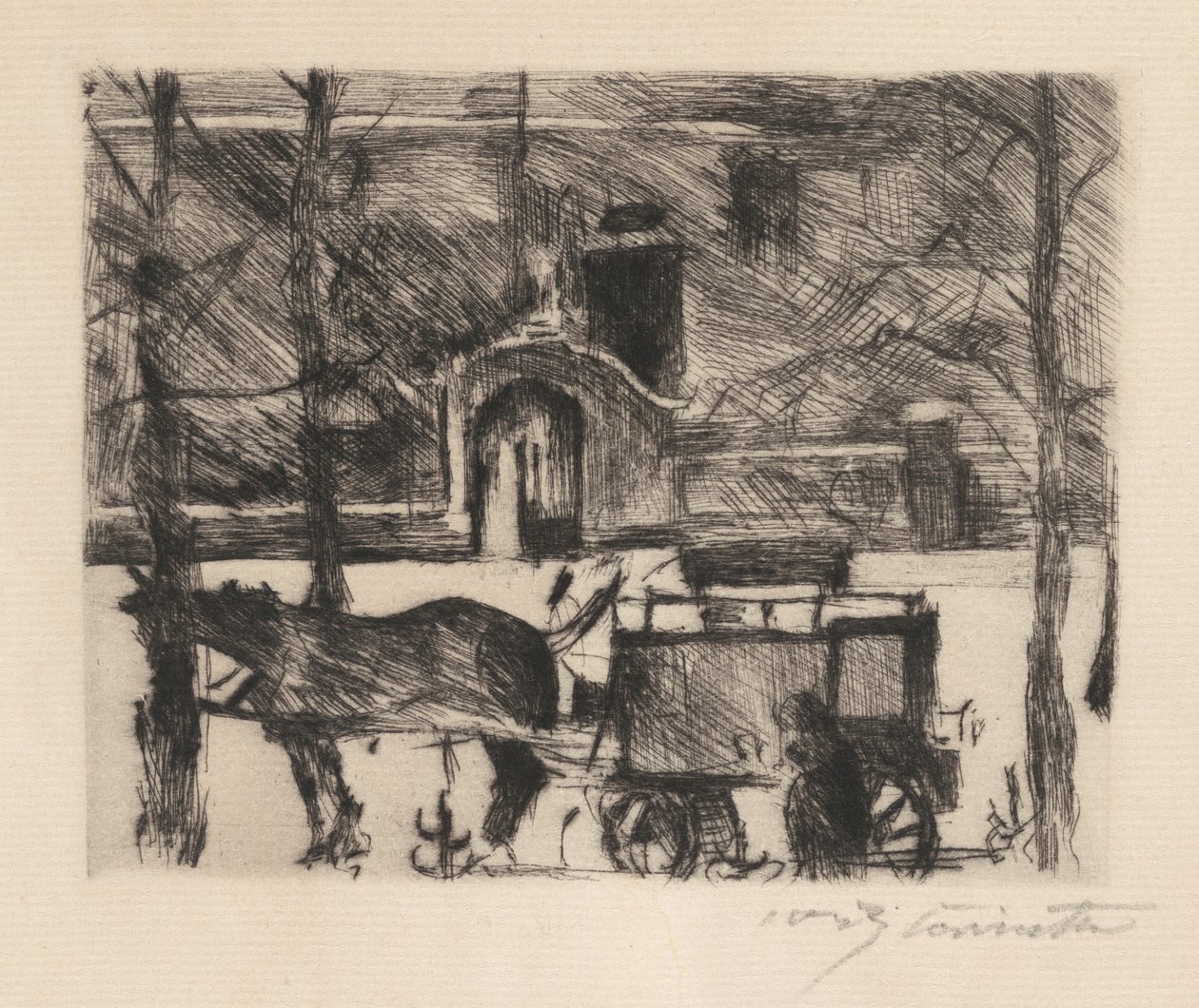 Tejkocsi alkotó: Lovis Corinth