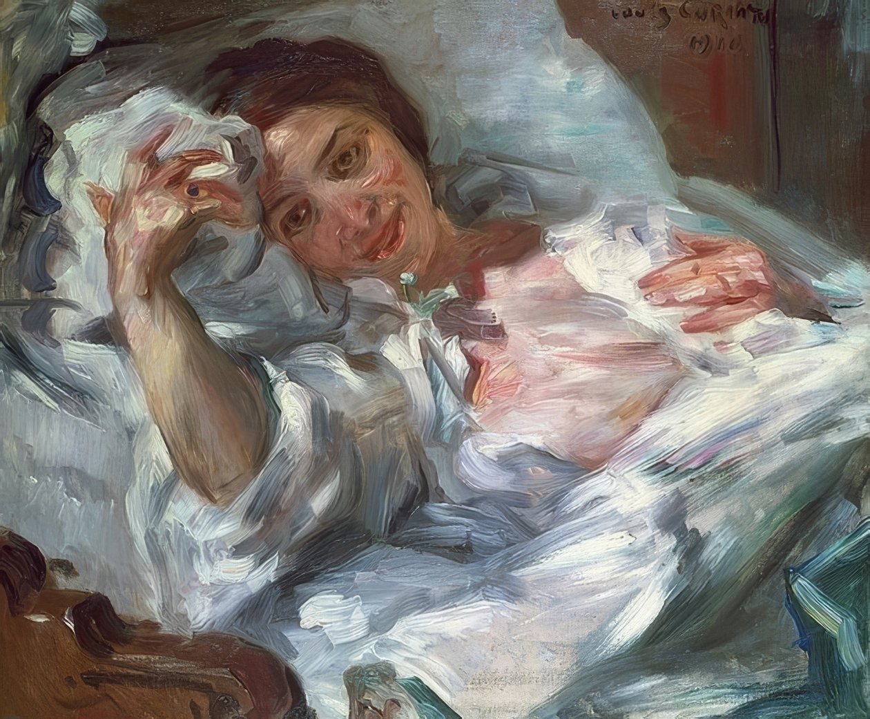 Morgensonne. 1910 alkotó: Lovis Corinth