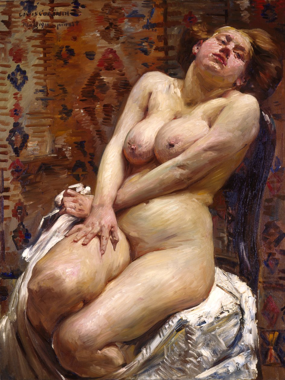 Naná, női akt alkotó: Lovis Corinth