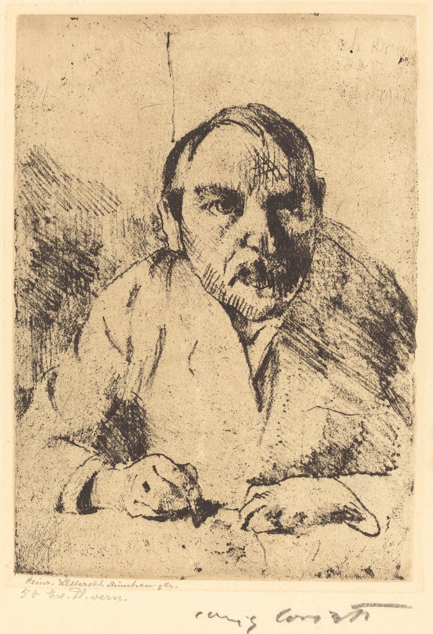 Önarckép, 1912. alkotó: Lovis Corinth