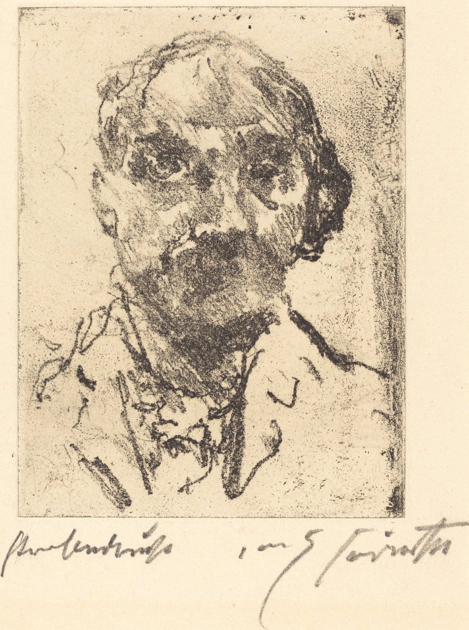 Önarckép, 19211922. alkotó: Lovis Corinth