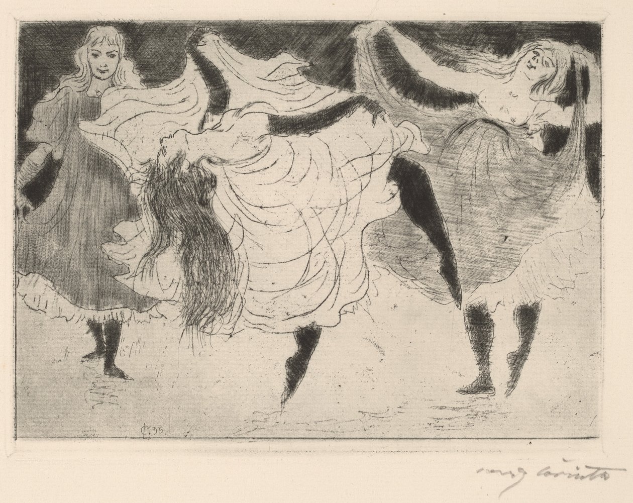 Táncosok Táncosok, 1895. alkotó: Lovis Corinth