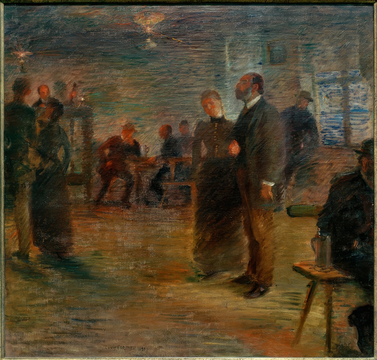 Táncszünet Leistikowban alkotó: Lovis Corinth