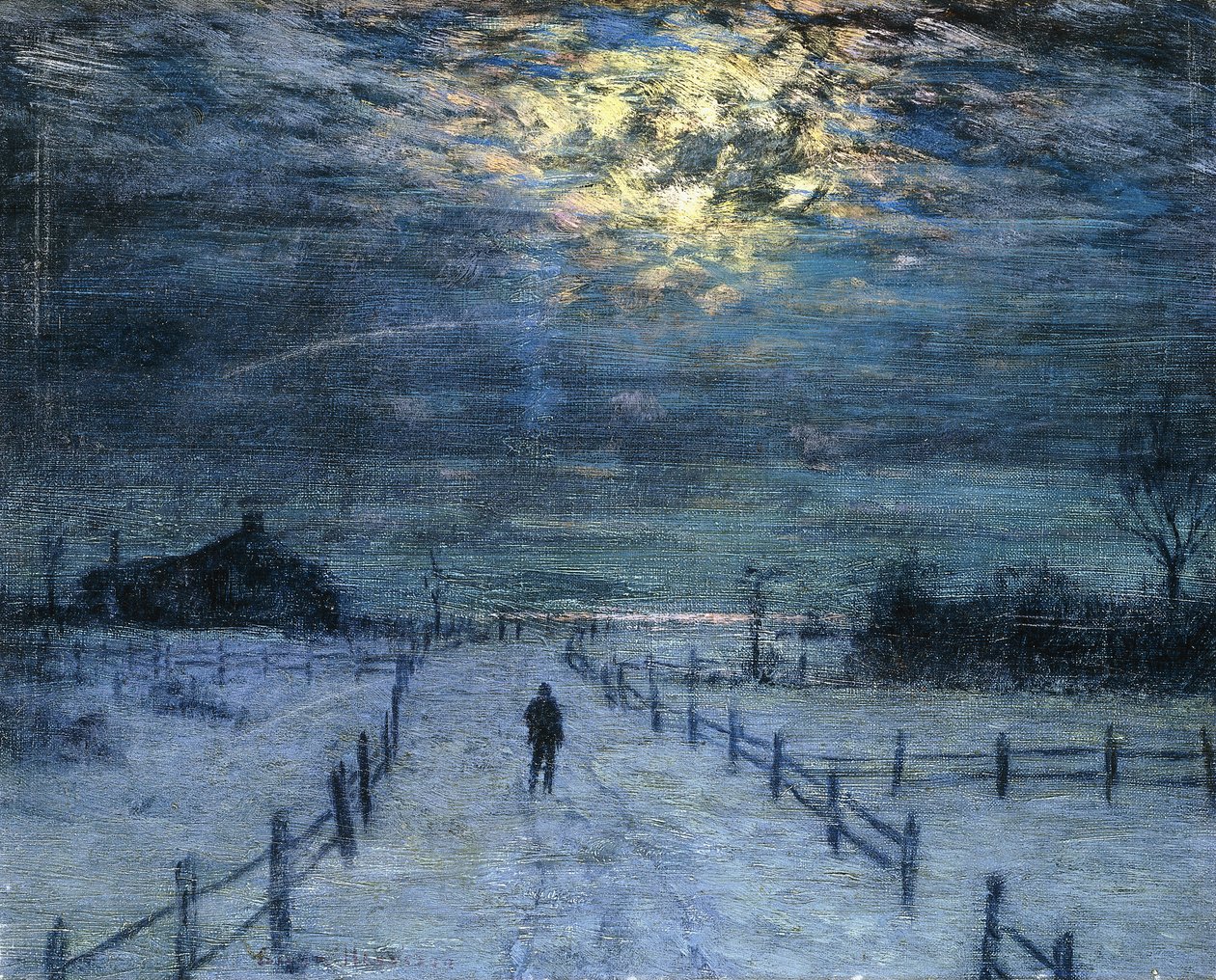 Téli séta alkotó: Lowell Birge Harrison