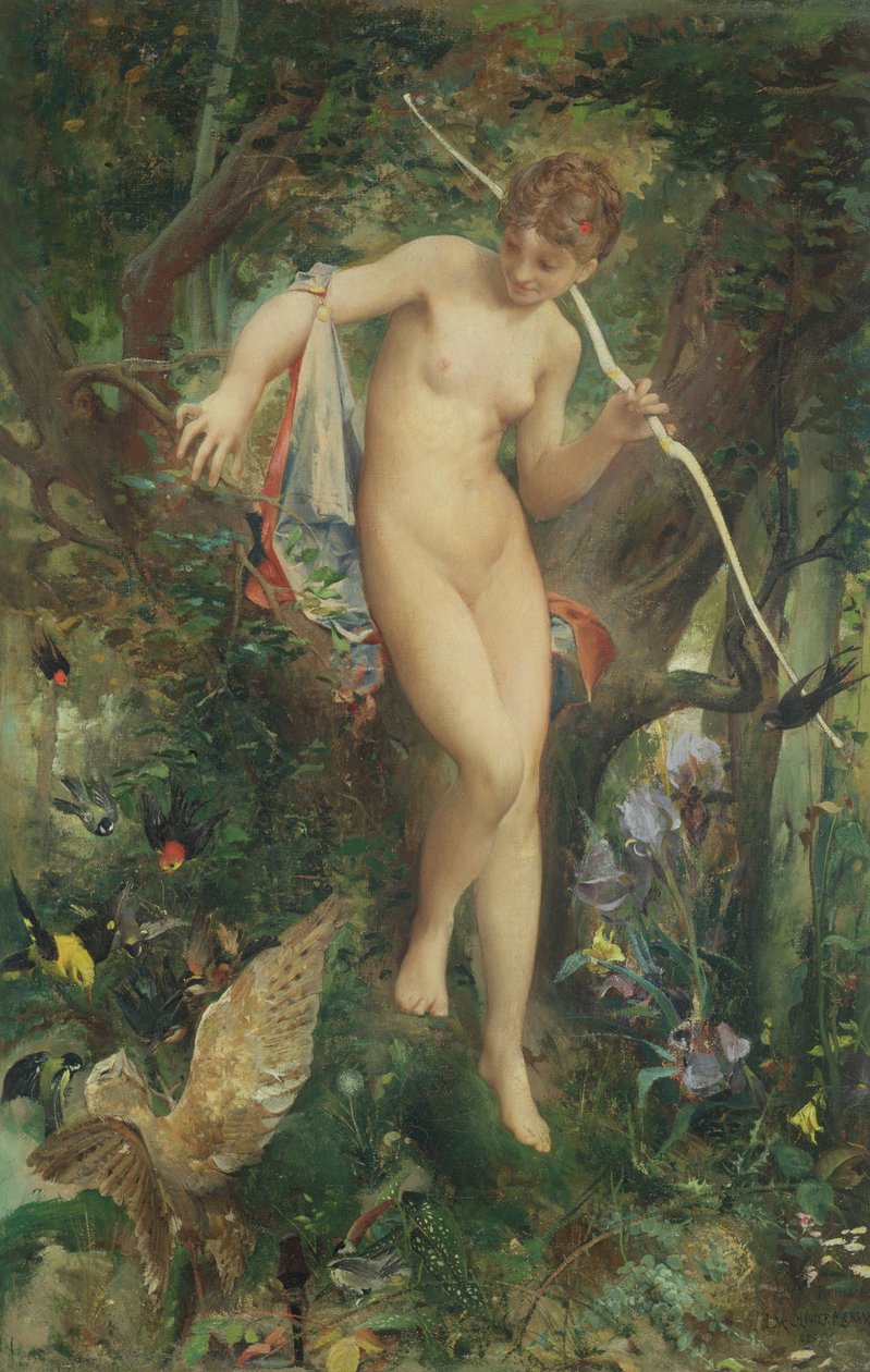 Diana, 1878 alkotó: Luc Oliver Merson