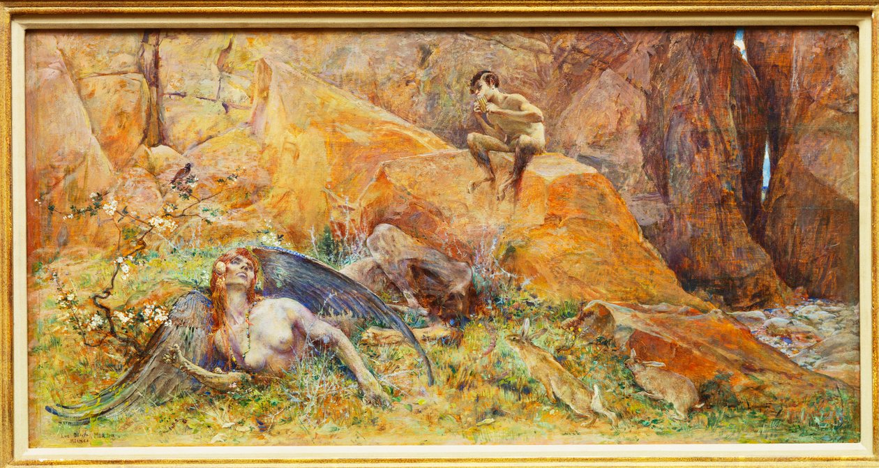 Pan és Chimera alkotó: Luc Oliver Merson