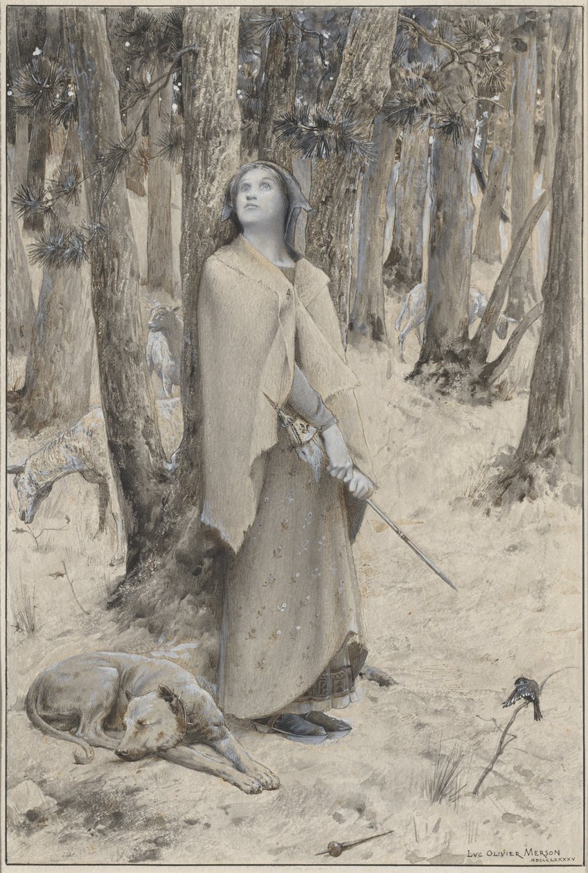 Joan of Arc hallja a hangokat alkotó: Luc Olivier Merson