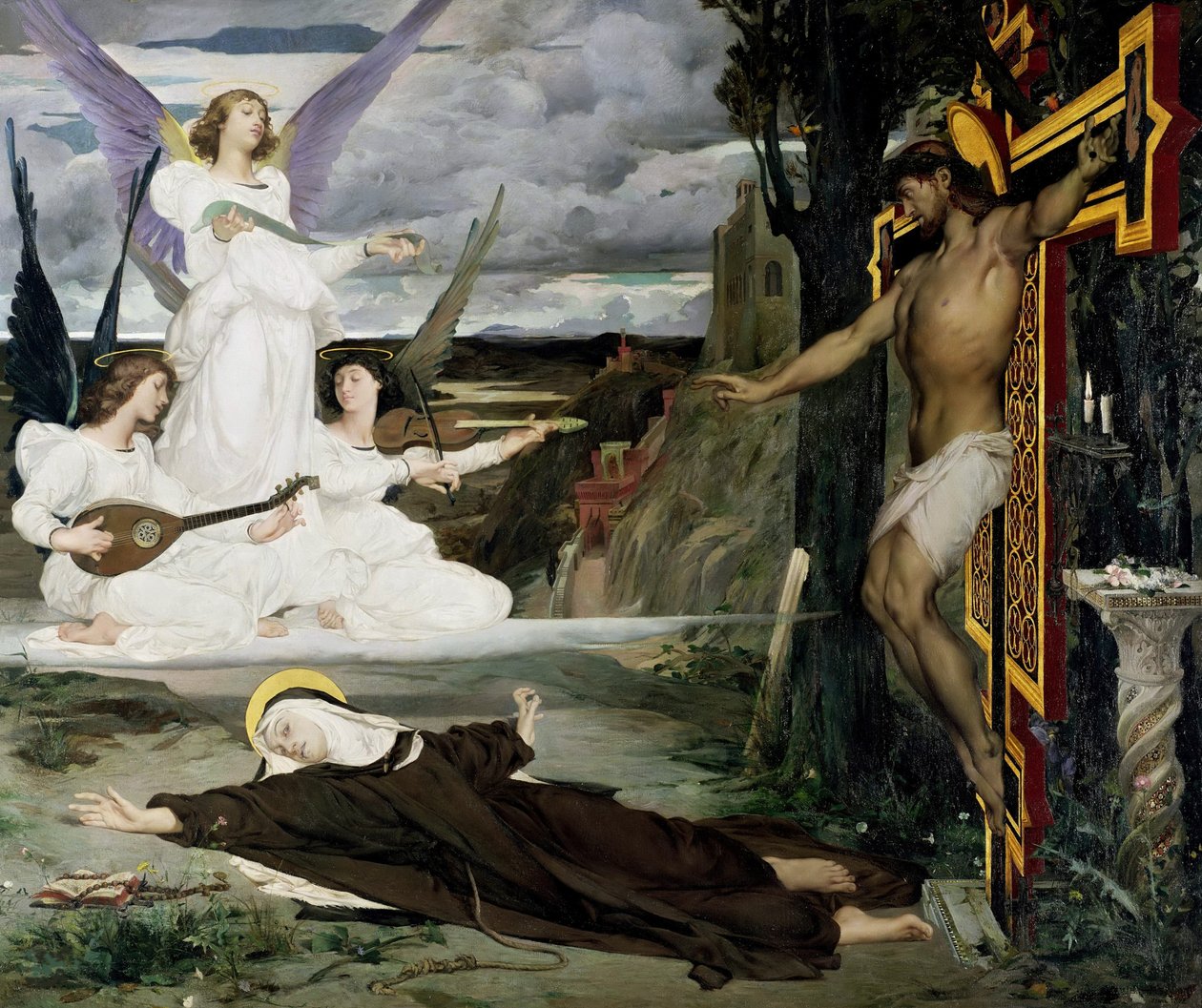 A látomás, 1872. alkotó: Luc Olivier Merson