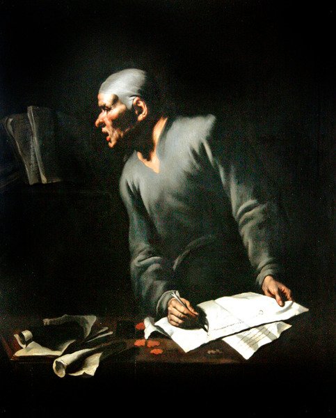 Egy filozófus, 1650 körül alkotó: Luca Giordano