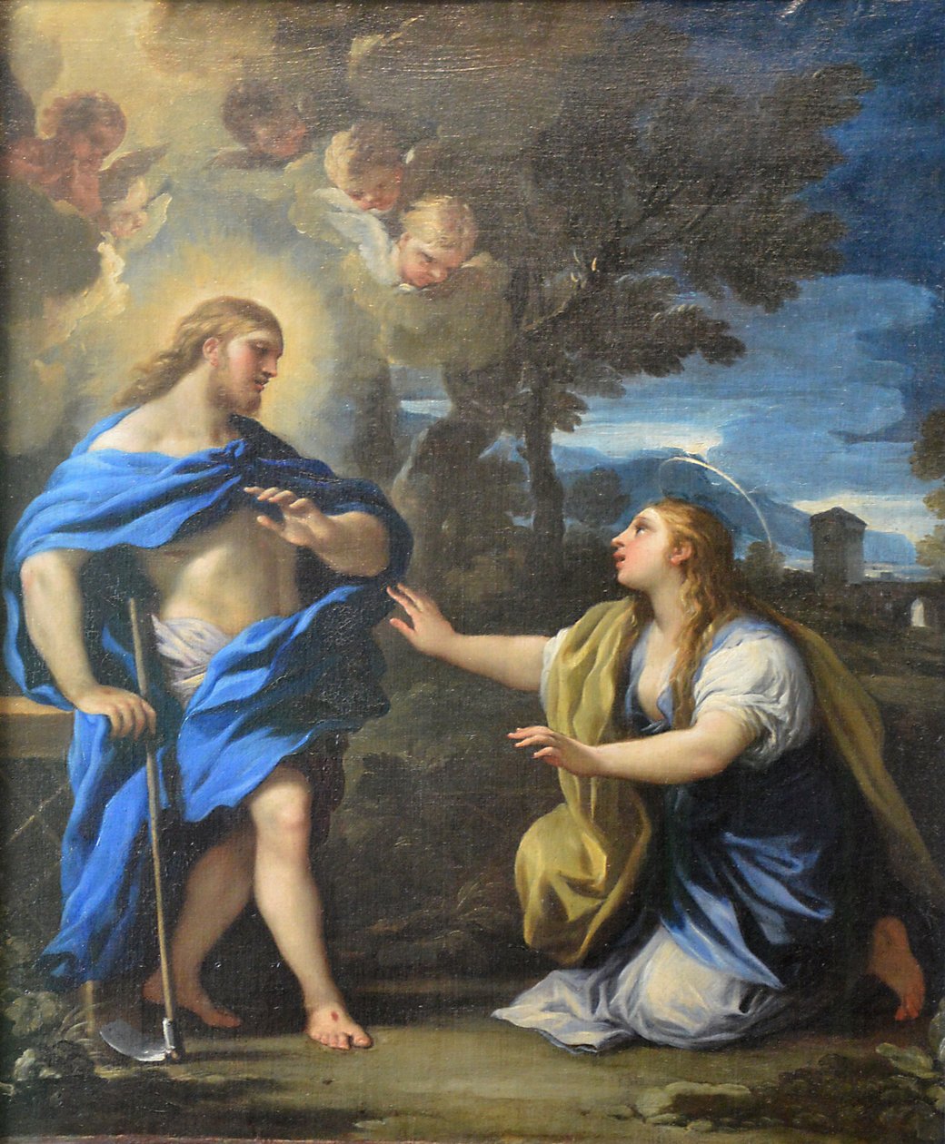 Krisztus megjelenése a Magdolnának alkotó: Luca Giordano