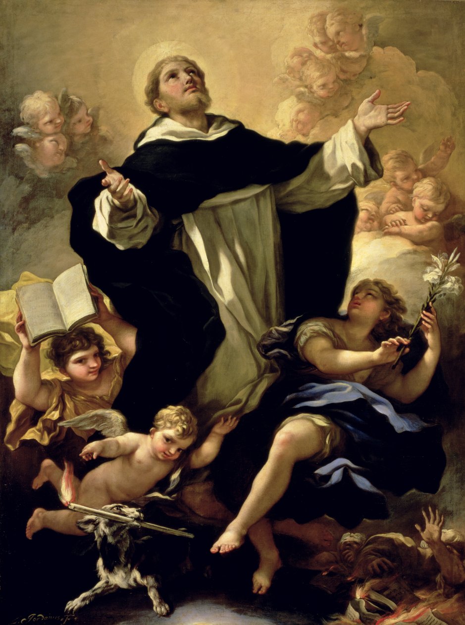 Szent Domonkos, 1170-1221 alkotó: Luca Giordano