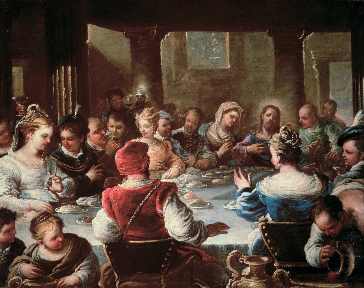 Házasság Kánában alkotó: Luca Giordano