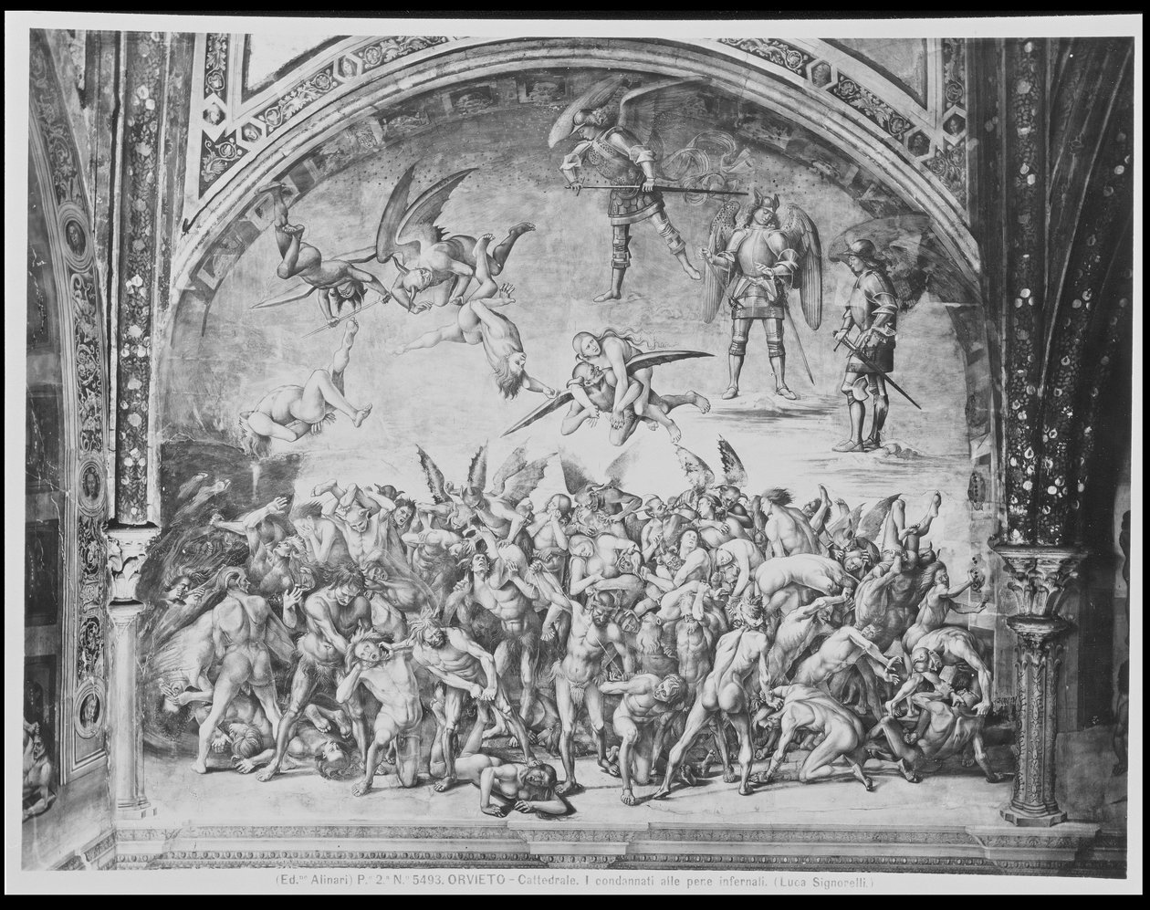 Az elkárhozottak, az utolsó ítéletből (lásd: 136323) alkotó: Luca Signorelli