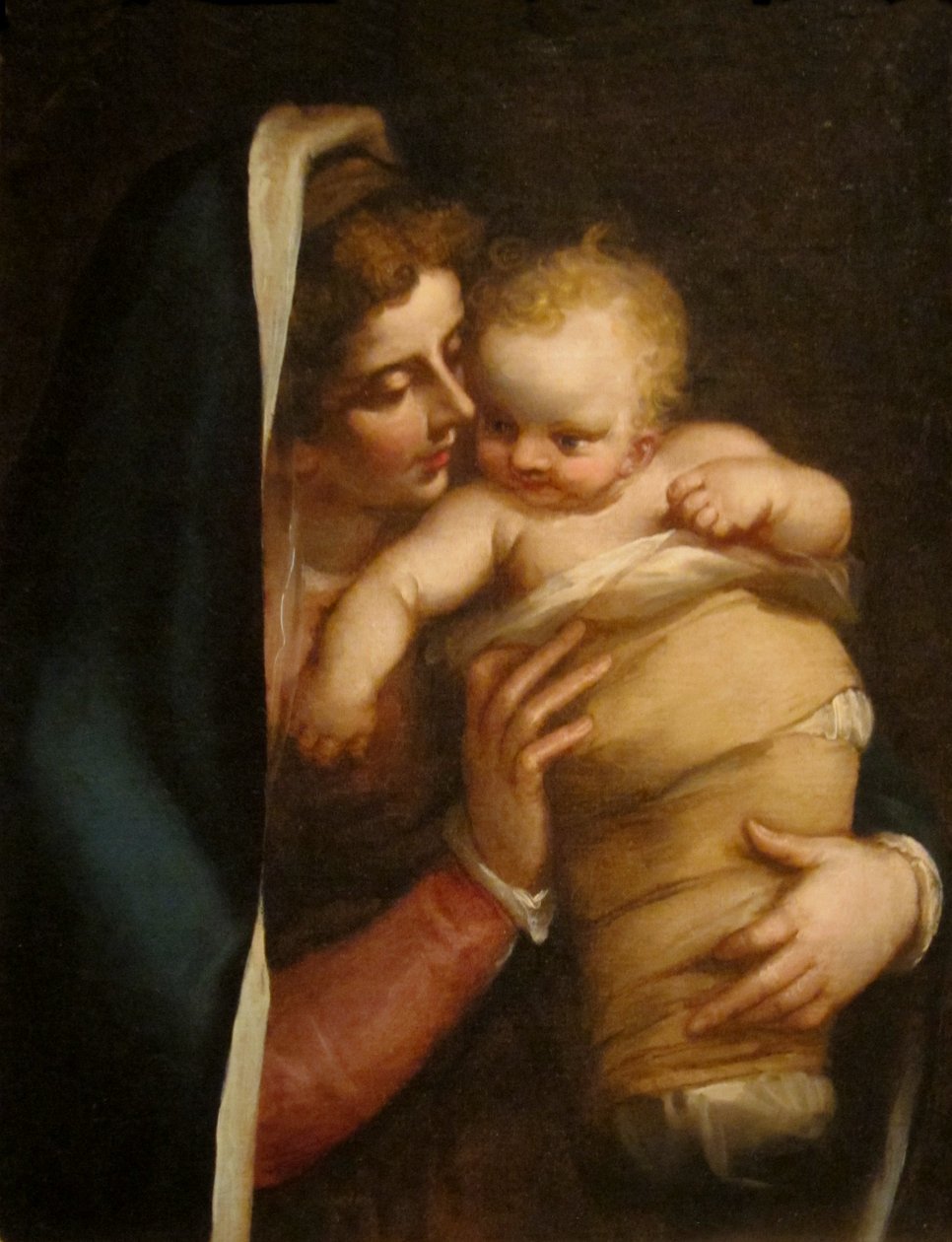 Madonna és gyermeke alkotó: Luca Cambiaso