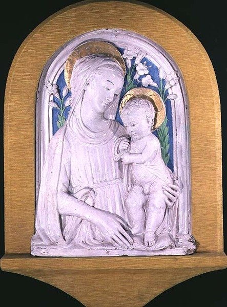 Madonna és gyermeke alkotó: Luca Della Robbia