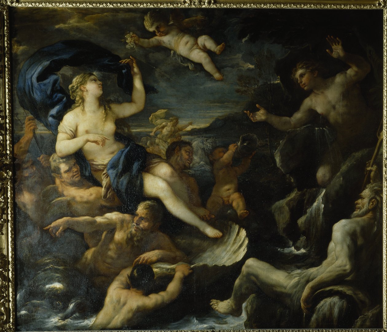 Acis és Galatea (olaj, vászon) alkotó: Luca Giordano