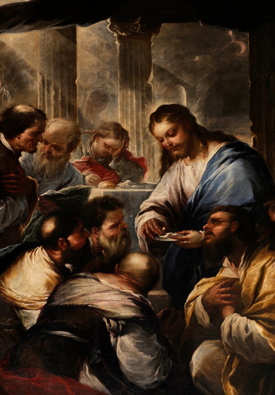 Az apostolok közössége alkotó: Luca Giordano