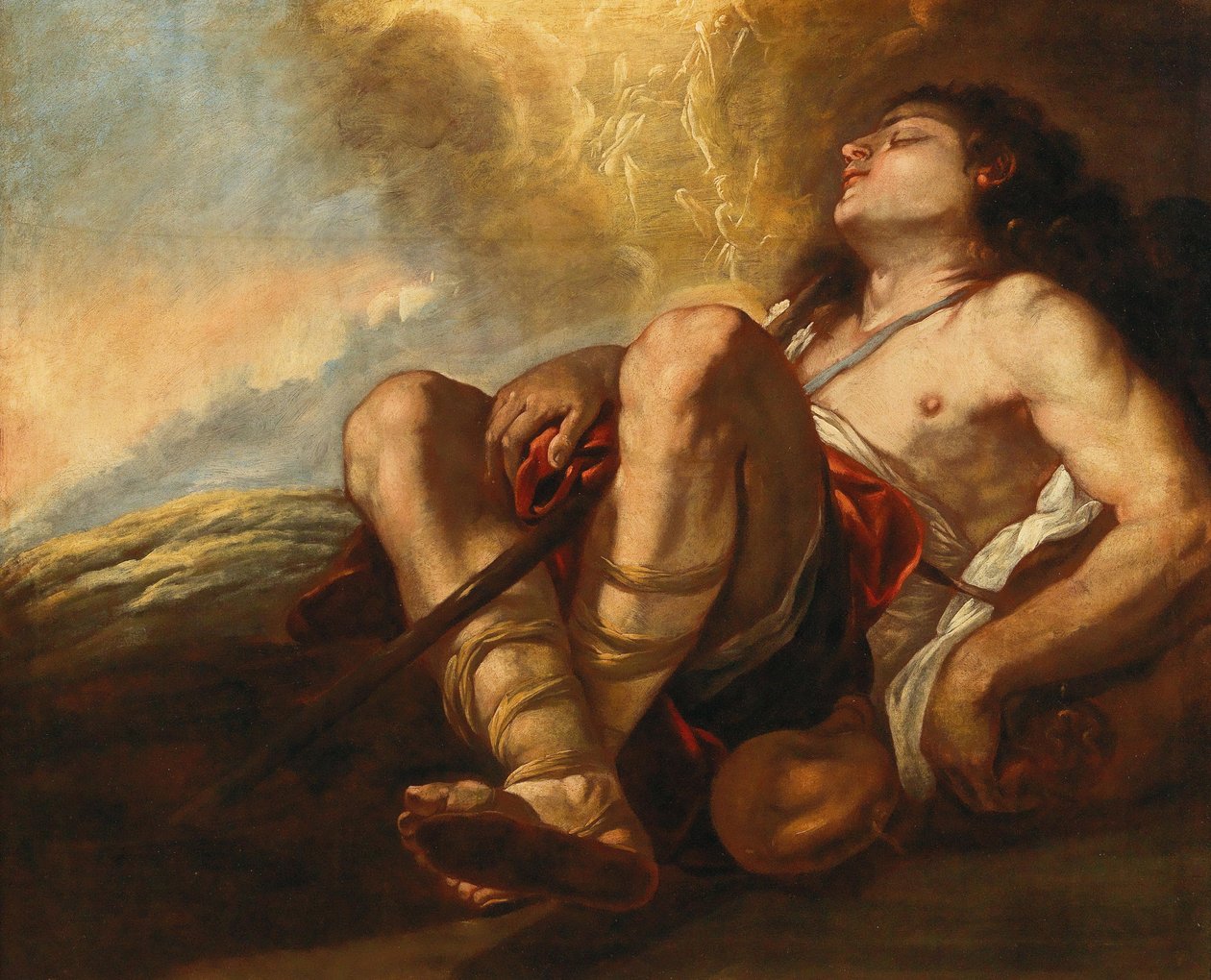 Jákob álma, 1650-es évek eleje. alkotó: Luca Giordano