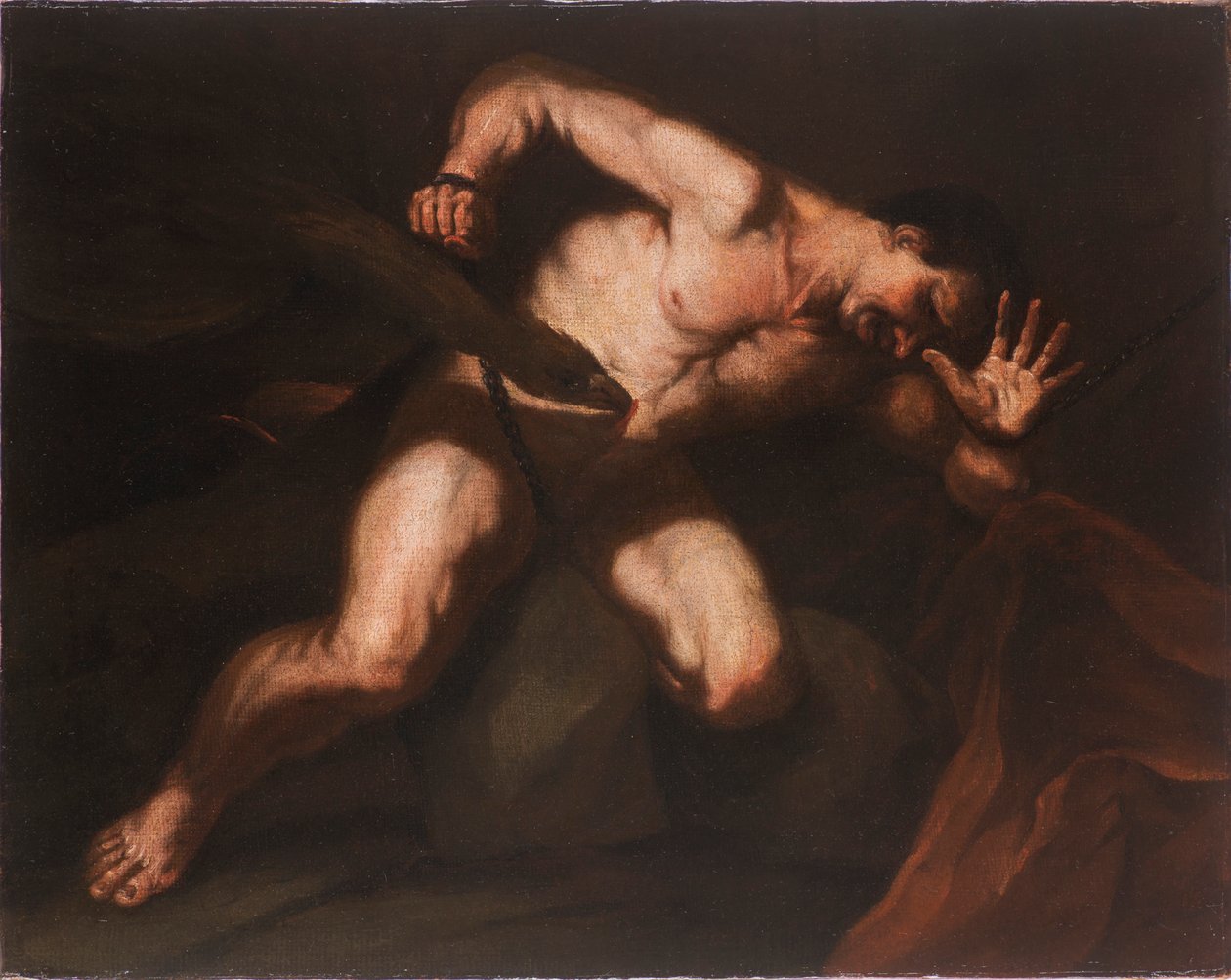 Prométheusz, 17. század. alkotó: Luca Giordano