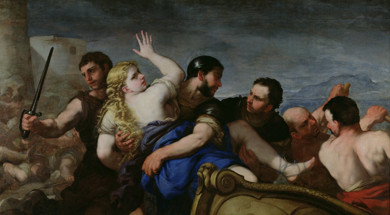 Helena elrablása alkotó: Luca Giordano