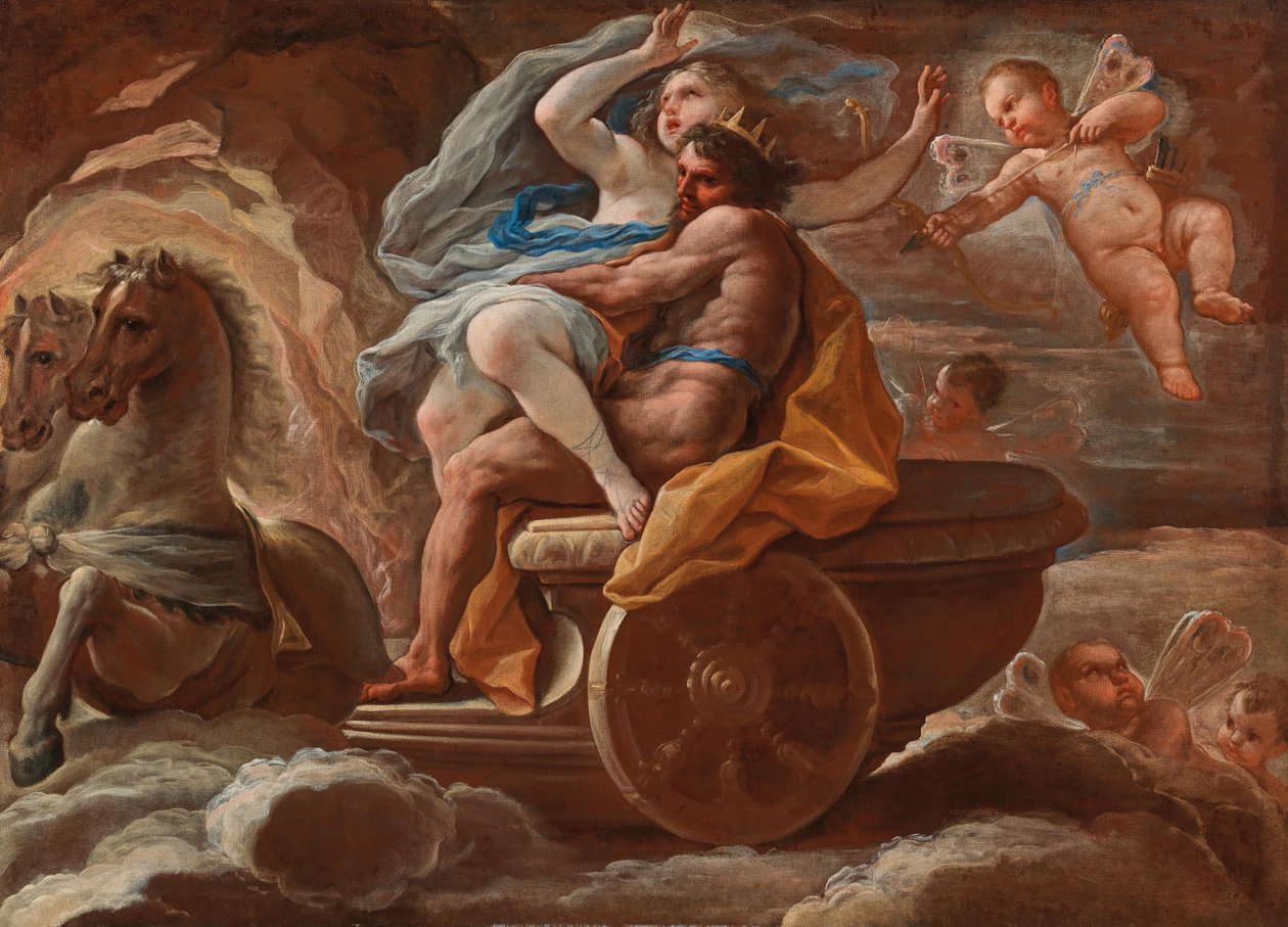 Proserpina elrablása, 1689 körül. alkotó: Luca Giordano