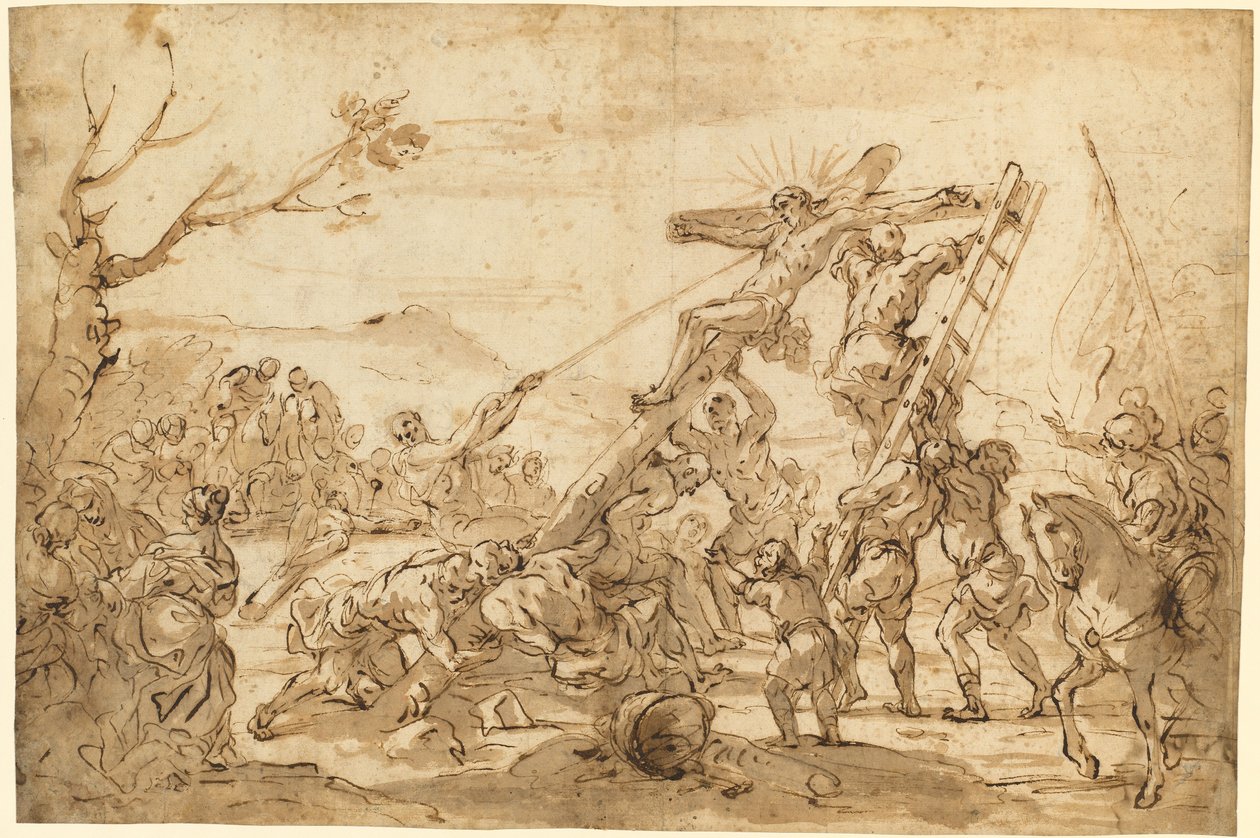 A keresztemelés alkotó: Luca Giordano
