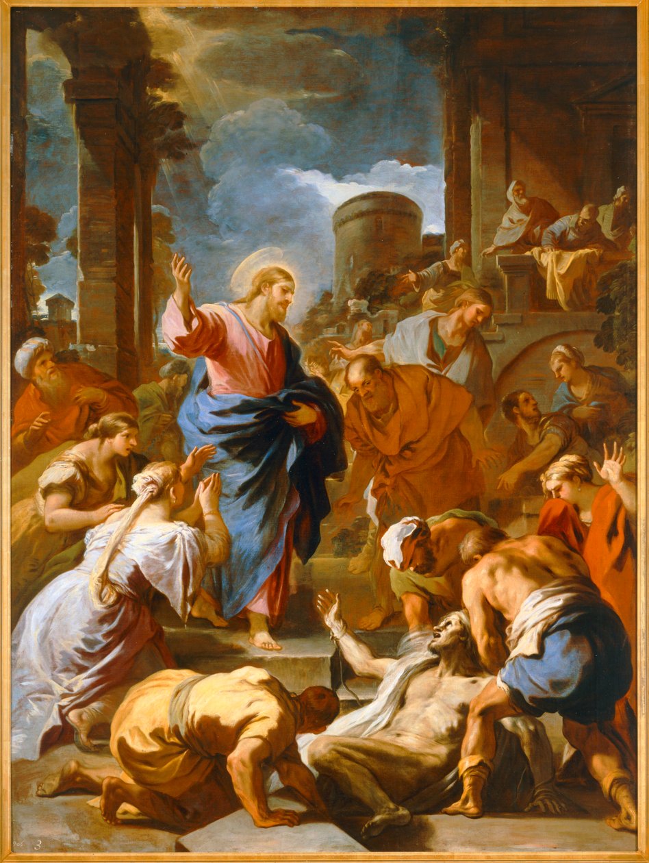Lázár feltámadása. 10033816 ... alkotó: Luca Giordano
