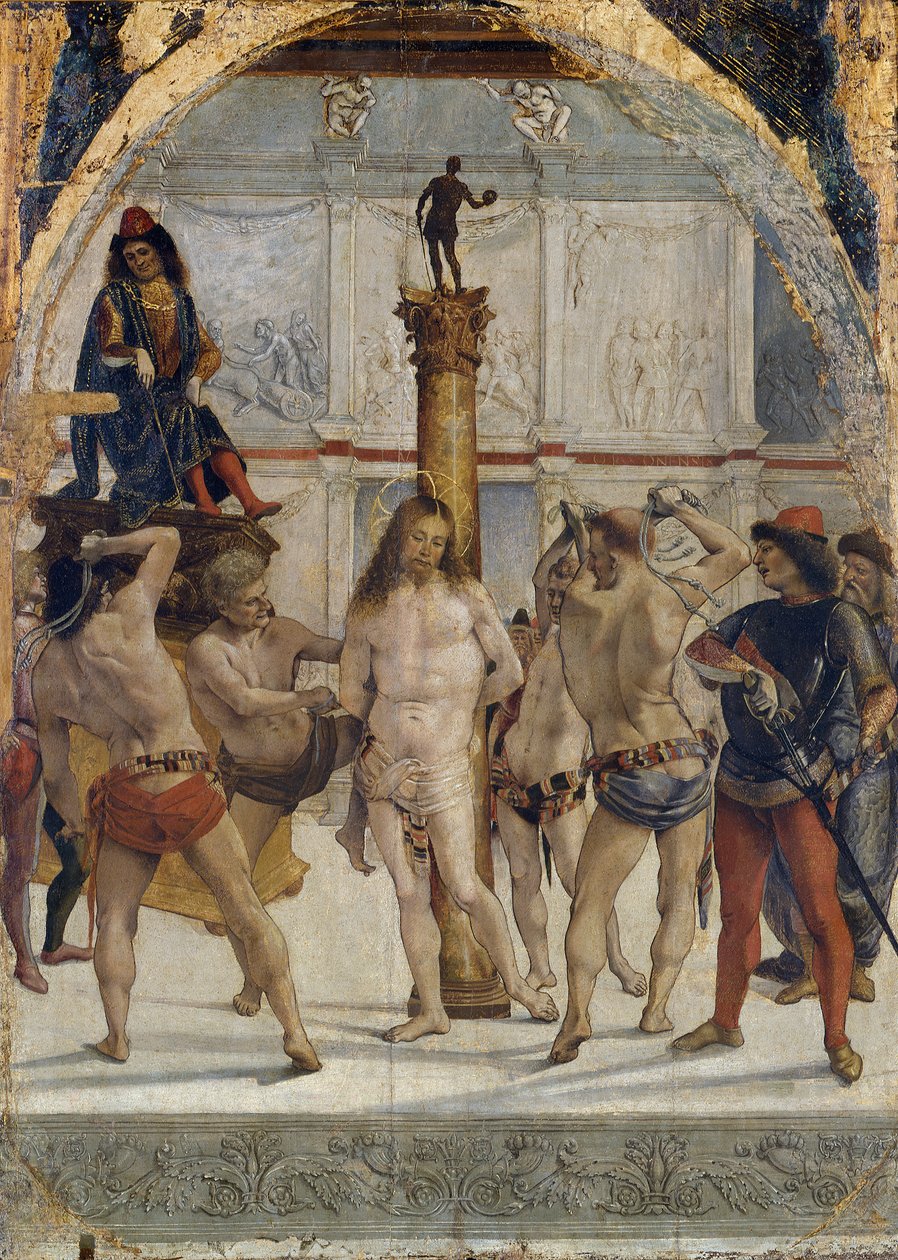 Korbácsolás alkotó: Luca Signorelli