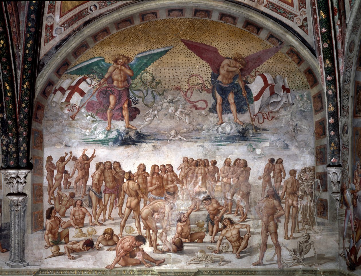 A halottak feltámadása (freskó alkotó: Luca Signorelli