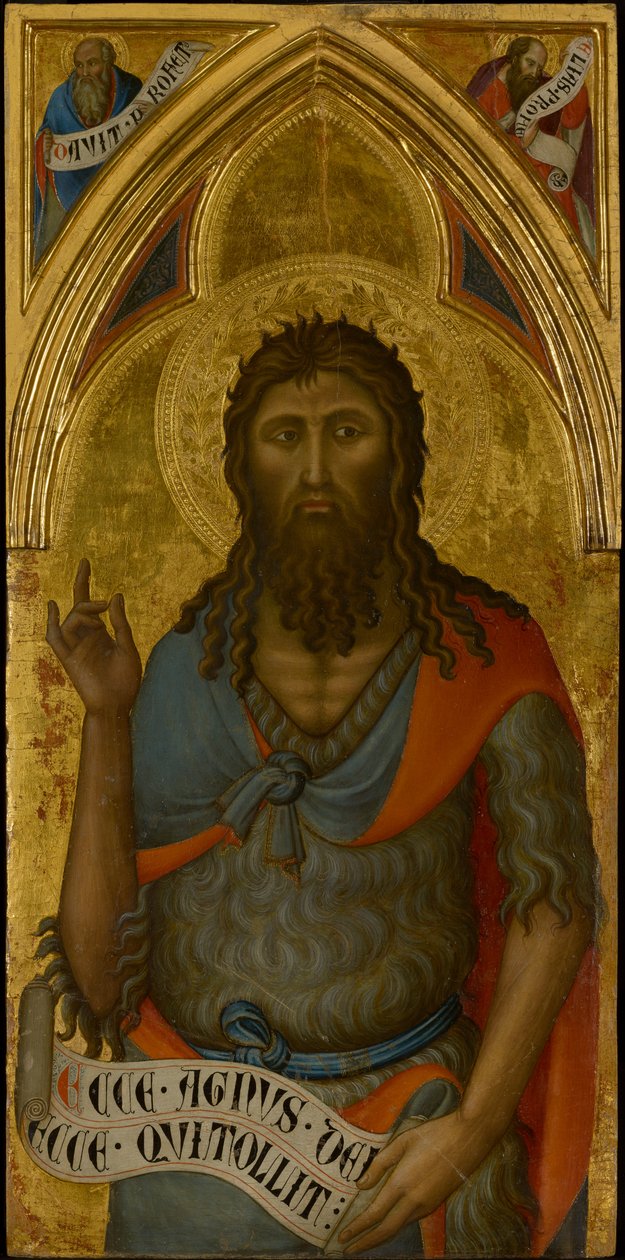 Keresztelő Szent János alkotó: Luca di Tommè