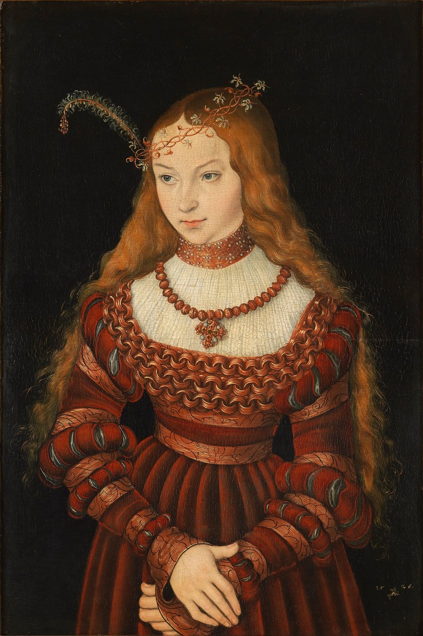 Cleve Sibylle hercegnő portréja alkotó: Lucas Cranach the Elder