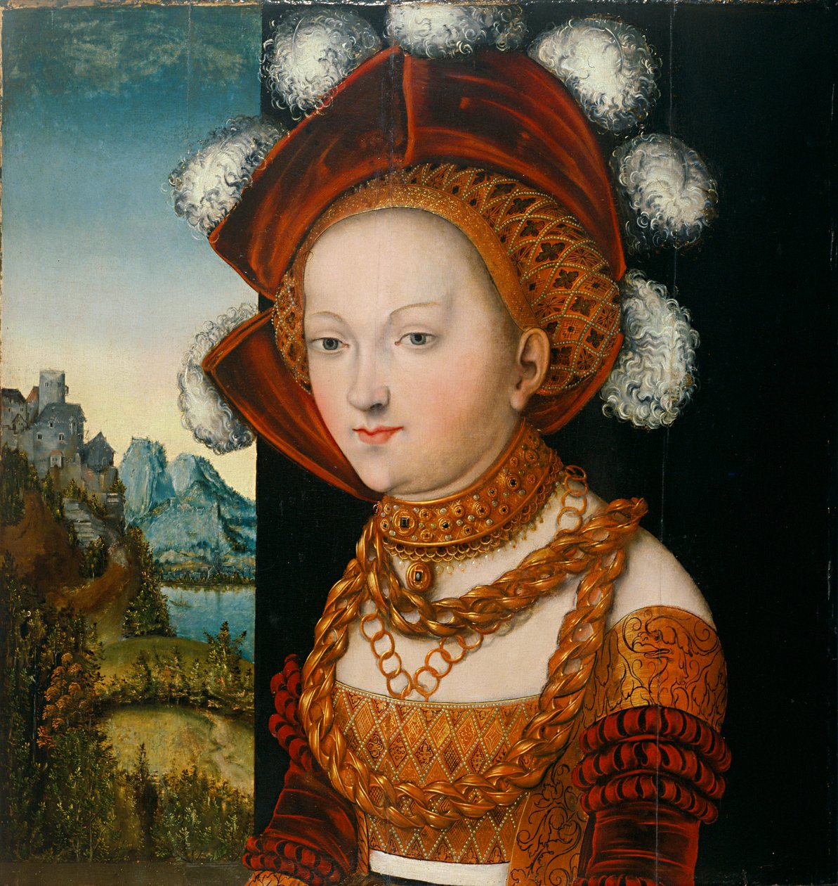 Egy hölgy portréja alkotó: Lucas Cranach the Elder