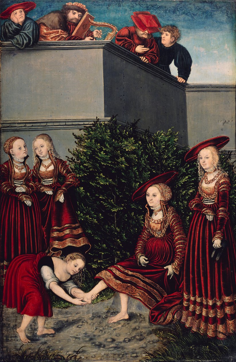 Dávid és Batseba alkotó: Lucas Cranach the Elder