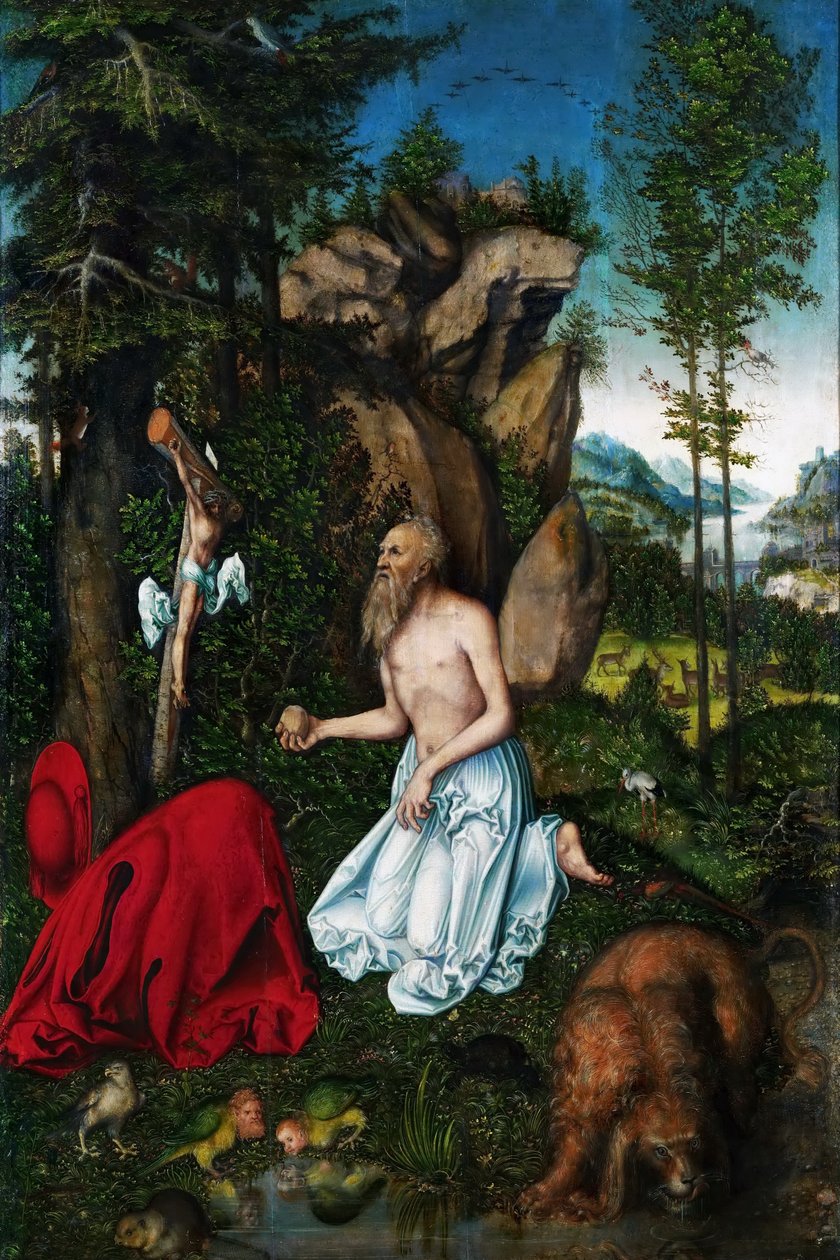 Szent Jeromos alkotó: Lucas Cranach the Elder