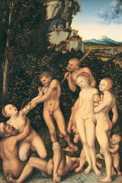 A féltékenység gyümölcse alkotó: Lucas Cranach the Elder