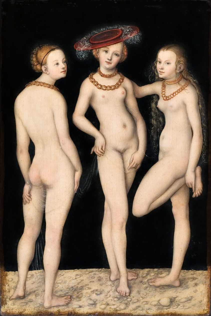 Drei Grazien alkotó: Lucas Cranach the Elder