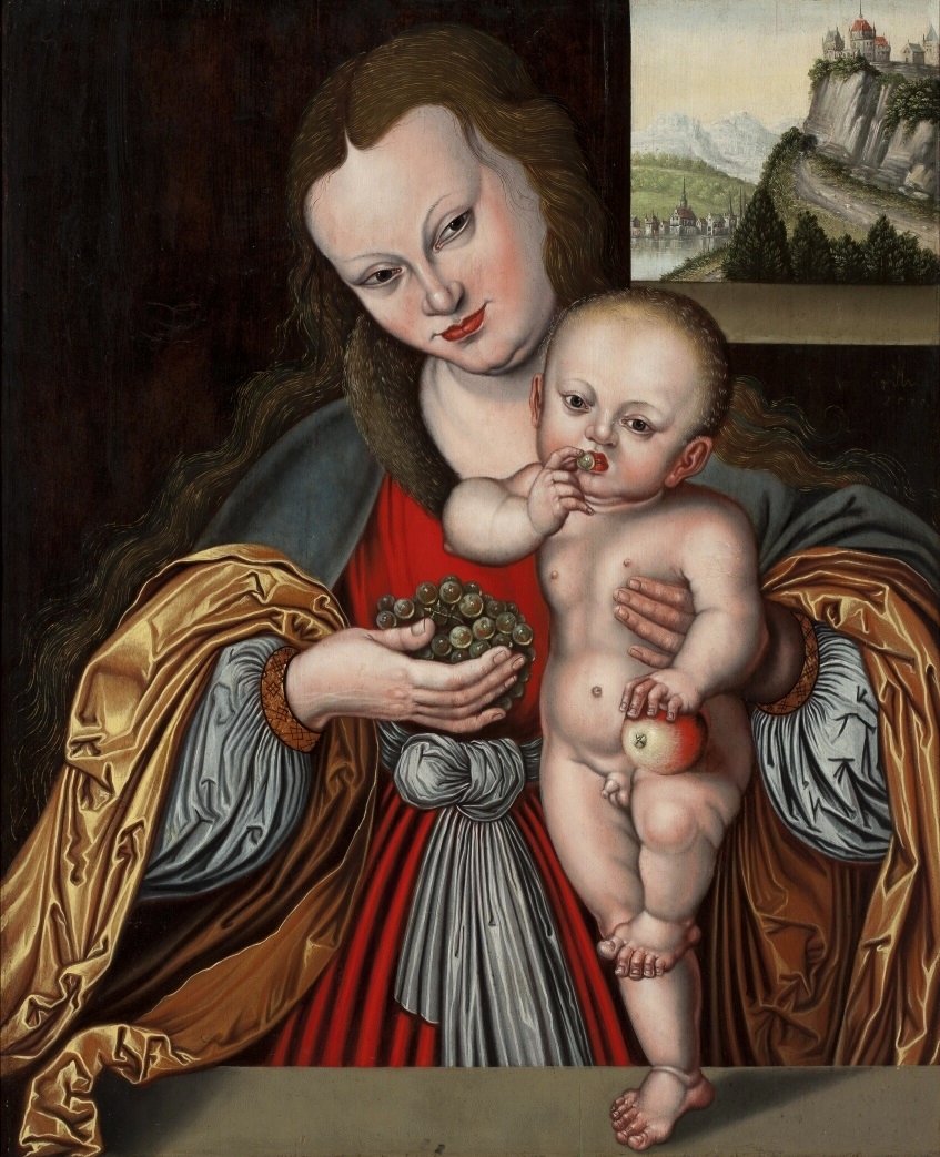 Madonna és gyermeke alkotó: Lucas Cranach the Elder