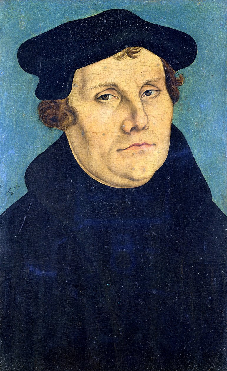 Luther Márton (1483-1546) portréja 1529 alkotó: Lucas Cranach the Elder