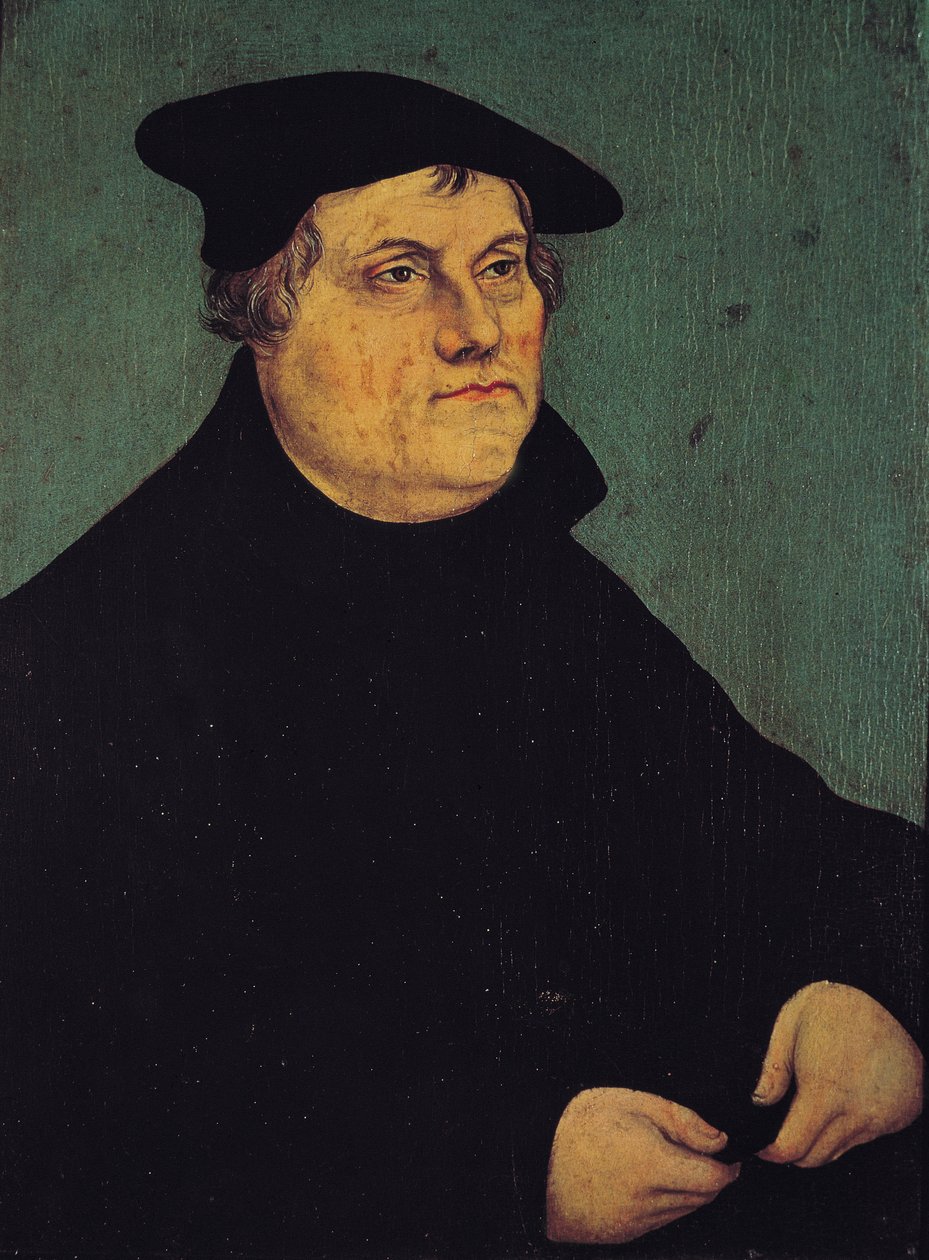 Luther Márton (1483-1546) portréja 1543 alkotó: Lucas Cranach the Elder