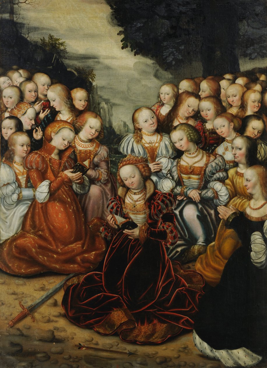 Szent Orsolya és a szüzek alkotó: Lucas Cranach the Elder