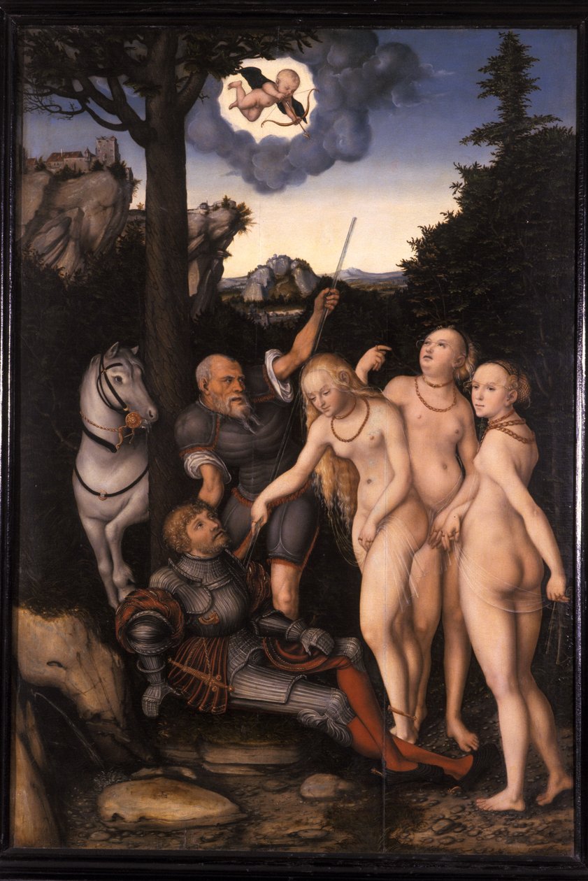 A párizsi ítélet, 1540-46 alkotó: Lucas Cranach the Elder
