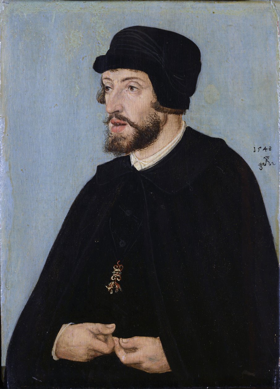 I. Ferdinánd király arcképe alkotó: Lucas Cranach the Elder