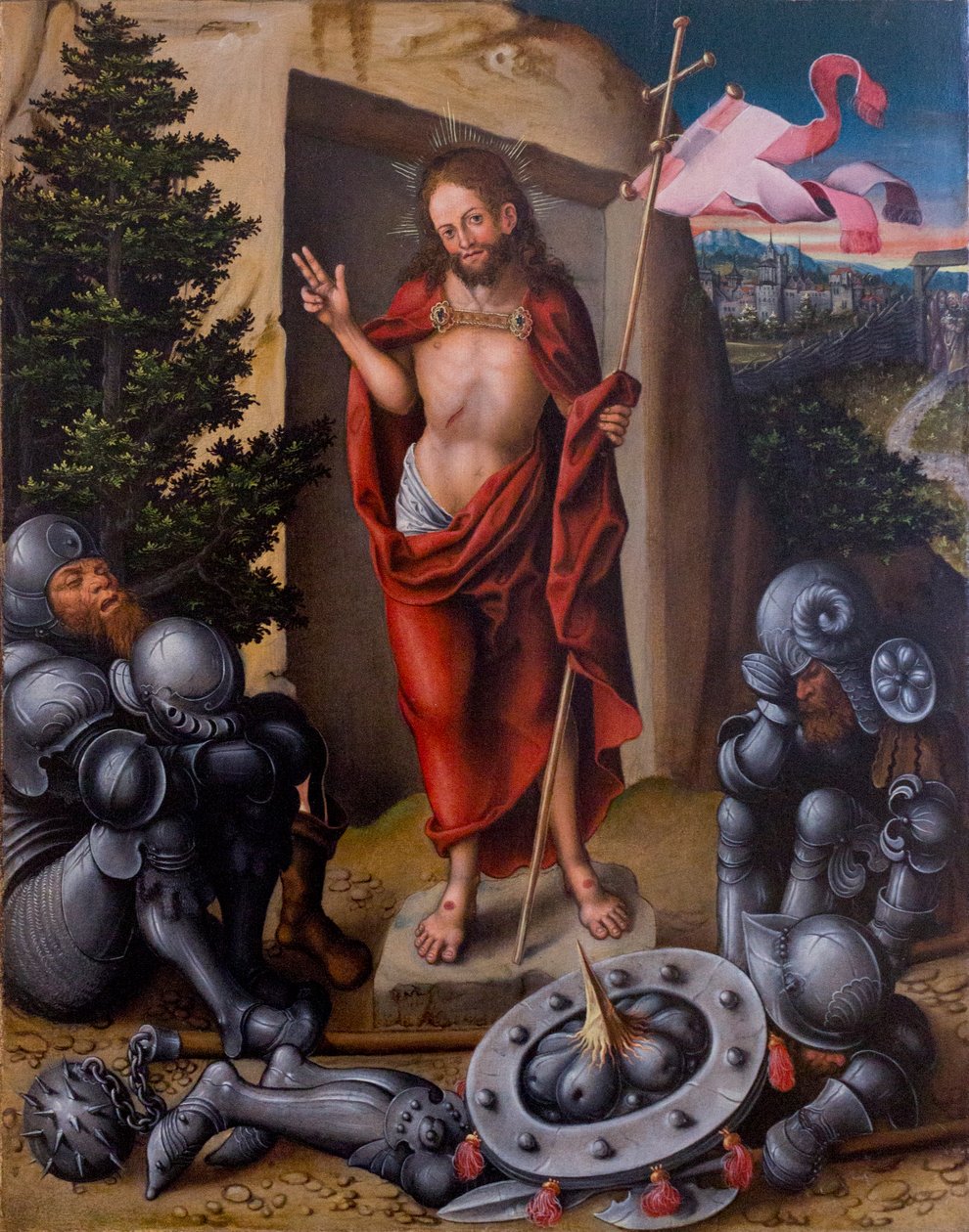 Krisztus feltámadása alkotó: Lucas Cranach the Elder
