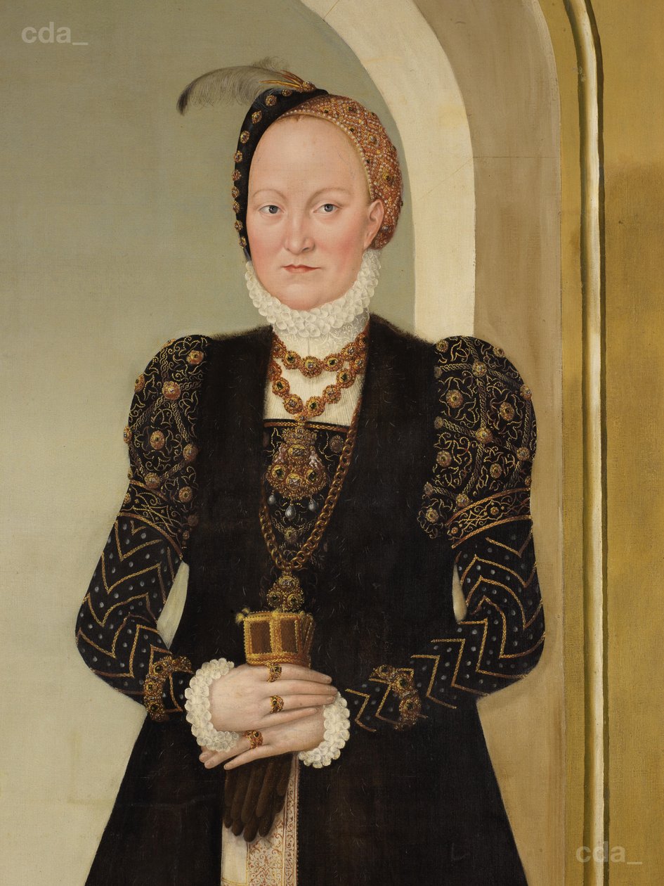 Anna választónév portréja alkotó: Lucas Cranach the Younger  