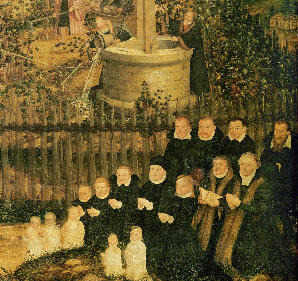The Vineyard of the Lord, 1569 (330498 részlet) alkotó: Lucas Cranach the Younger