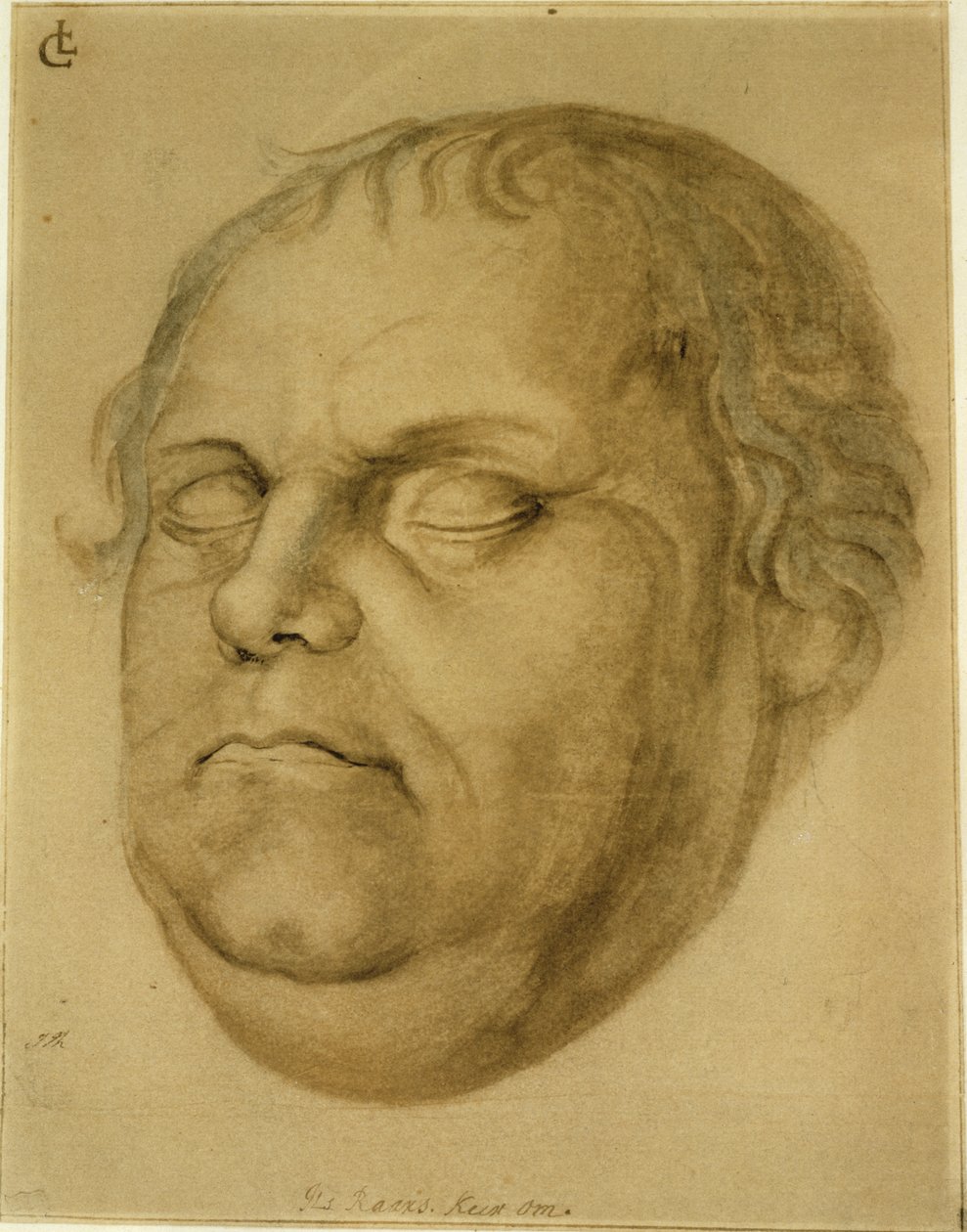 Posztumusz portré, Luther Márton, 1546 alkotó: Lucas Fortenagl