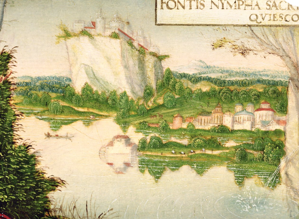 Táj, a Pihenő Naiad részlete (lásd: 247410) alkotó: Lucas the Younger studio of Cranach