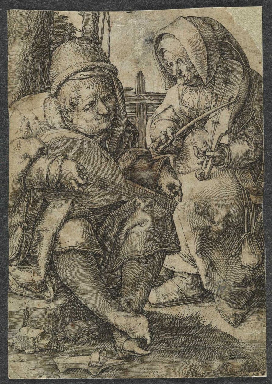 A zenészek alkotó: Lucas van Leyden