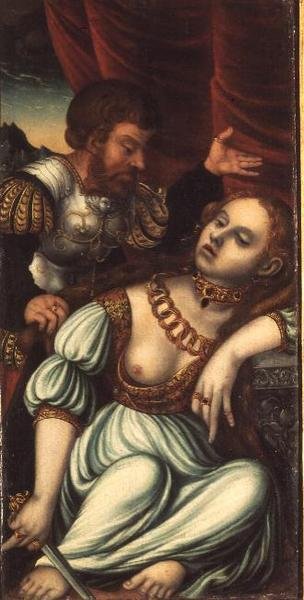 Tarquin és Lucretia alkotó: Lucas (studio of) Cranach