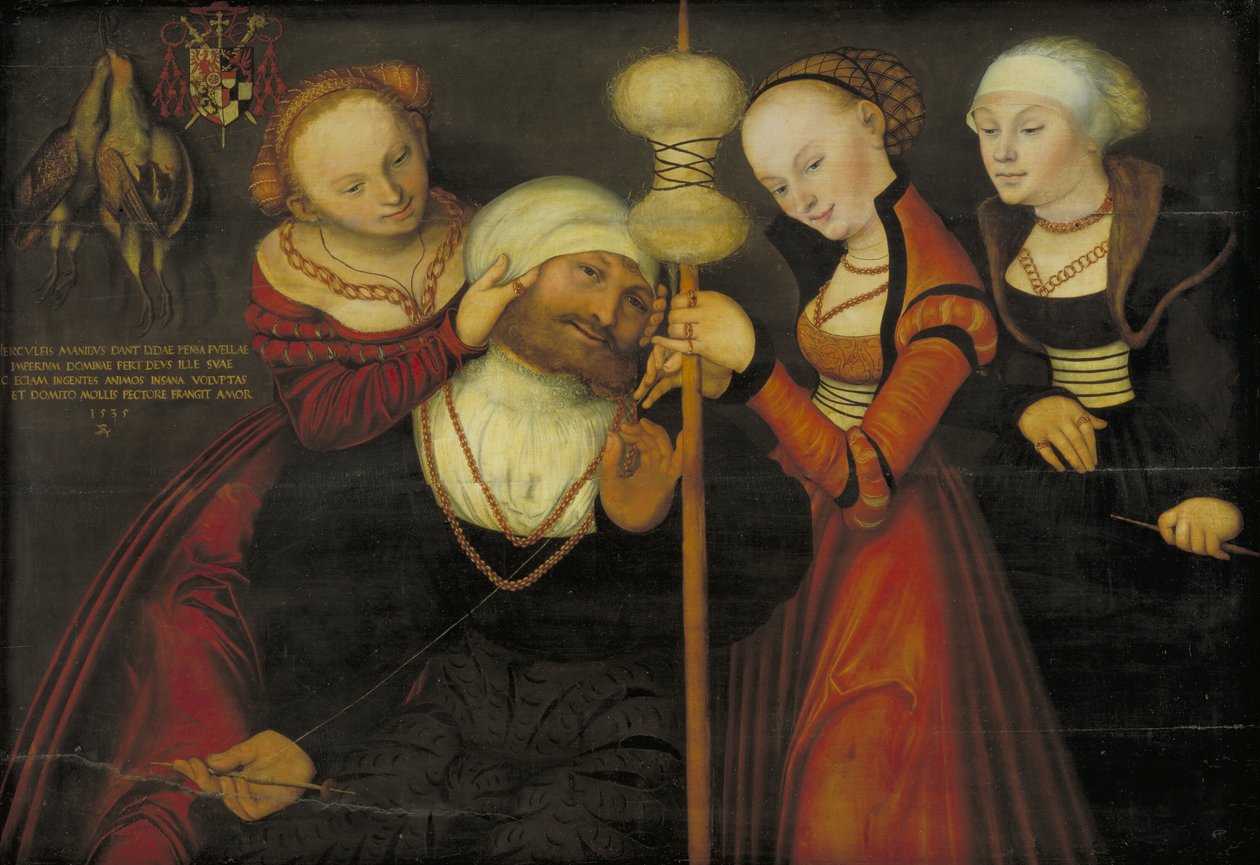 Herkules Omphale-val alkotó: Lucas Cranach d.Æ.